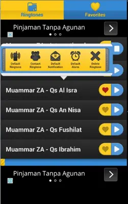 Murottal H. Muammar ZA 2016 android App screenshot 1