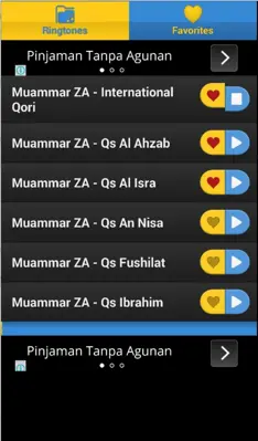 Murottal H. Muammar ZA 2016 android App screenshot 2